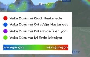 Sakarya'nın ilçe ilçe koronavirüs haritası