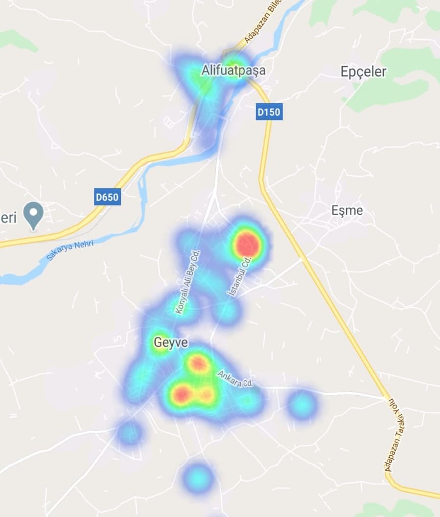 İşte Sakarya'nın ilçe ilçe corona haritası
