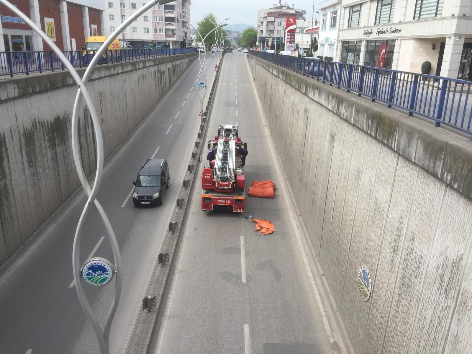 Alt geçitte intihar girişimi