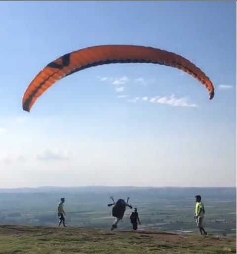 Yamaç paraşüt sezonu açıldı