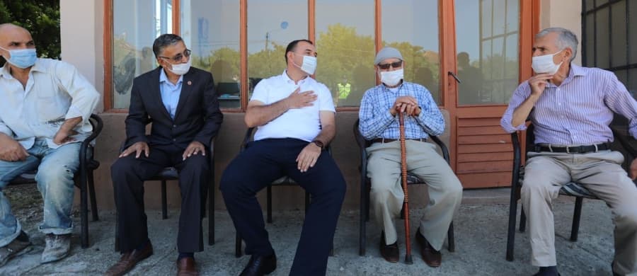 Vali Kaldırım, Müezzinler'i ziyaret etti