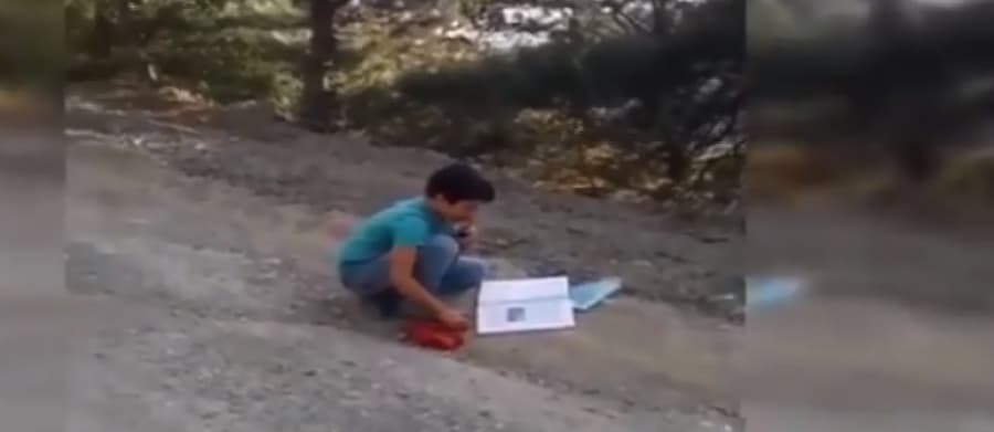 Uzaktan eğitim için ormana gidiyorlar