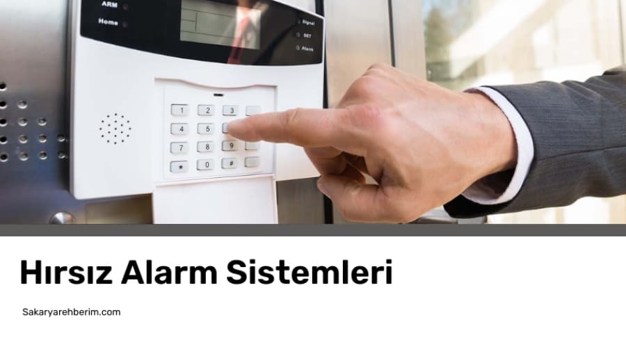 <p><img alt="" src="https://www.sakaryarehberim.com/pictures/haber_detay/resim211331nweXA.jpeg" /></p>

<p><strong>HIRSIZ ALARM SİSTEMLERİ</strong></p>

<p>Hırsız alarm sistemlerindeki hareket sens&ouml;rleri sayesinde hırsız algılandığı an veya cam kırılma gibi tehlikeli durumlarda siren &ccedil;almakta veya cep telefonlarına da mesaj gelmesi gibi &ouml;zellik sağlanmaktadır. Hırsız alarm sistemlerinin en &ouml;nemli &ouml;zelliği hırsız algılandığı anda g&uuml;venlik ekiplerine sinyal g&ouml;nderek ekiplerin en kısa s&uuml;rede eve ulaştırılması sağlanmaktadır.</p>