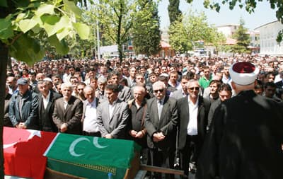 Ülkü Ocakları Başkanı Talip Akçay Toprağa Verildi