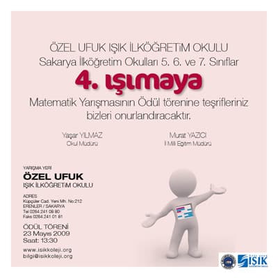 Özel Ufuk'ta Sakarya'nın Matematikçileri Yarışacak