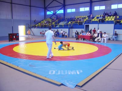 <p><font face="arial,helvetica,sans-serif" size="2"><font color="#333399">(66 kg)<br /></font><br /><strong>1)</strong> Ali SUNGUR (Kocaali)<br /><strong>2)</strong> Osman HAZAR (Kocaali)<br /><strong>3)</strong> Semih U&Ccedil;AR (Kocaali)</font></p><p><font face="arial,helvetica,sans-serif" size="2"><font color="#333399">(66-73 kg)<br /></font><br /><strong>1)</strong> Volkan TEKİN (Akyazı)<br />2)Erdin&ccedil; VAYON (Akyazı)</font></p>