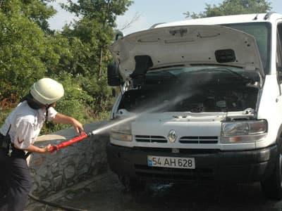 Serdivan'da Yılan Paniği