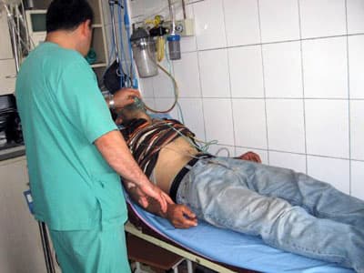 Arının Soktuğu Kamyon Şoförü Hastanelik Oldu