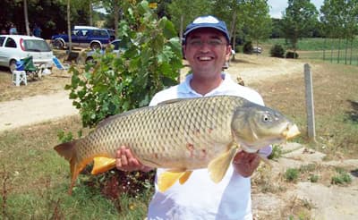 7.75 Kg'lık Sazan Balığı Yakaladı