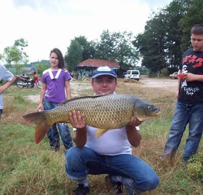 7.75 Kg'lık Sazan Balığı Yakaladı
