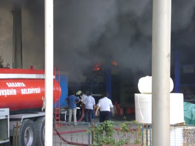 Erenler'de Yangın Çıktı