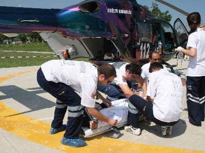Ambulans Helikopterler İş Başında!