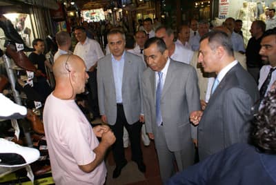 İl Protokolü Esnafa Moral Turlarında!