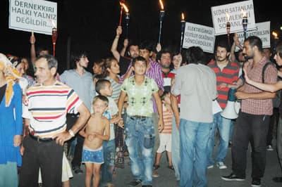 TKP Üyeleri SEDAŞ'ı Protesto Etti