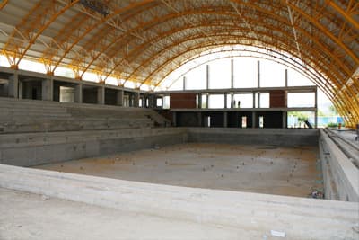 Olimpik Kapalı Yüzme Havuzu İnşaası Sürüyor