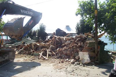 Sapanca'da Olaylı Yıkım