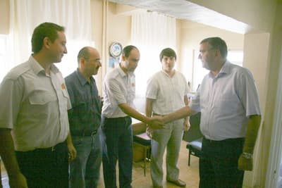 Toçoğlu, Personelini Tek Tek Dolaşarak Ramazan Kutladı