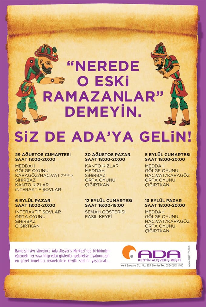 Bu Hafta Sonu Ramazan Etkinlikleri!
