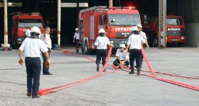 İtfaiyecilere Her Gün Eğitim Veriliyor