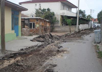 Çamyolu Mahallesi'nde İçme Suyu Çalışması
