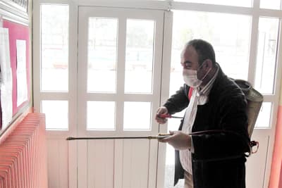 Sakarya&#8217;da Okullar Virüse Karşı Dezenfekte Edildi