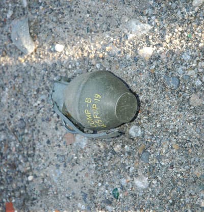 Sapanca'da Patlamamış El Bombası Bulundu