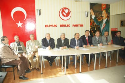 Büyük Birlik Partisi, Yönetim Kurulunu Belirledi