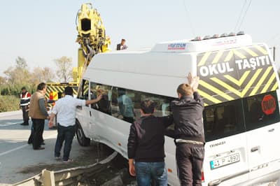 Bu Kaza Bir 10 Dakika Önce Olsaydı Facia Yaşanacaktı