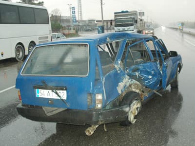 D-100 Karayolu'nda Kaza