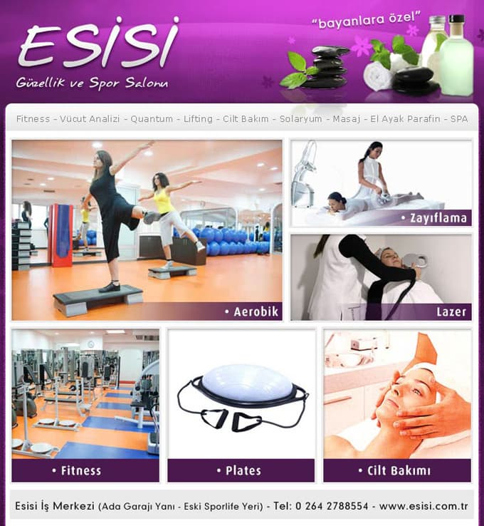 Fitness + Masaj + Sauna: 30 TL