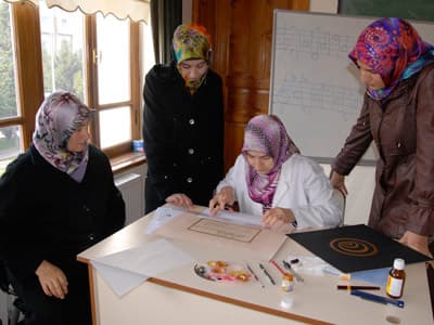 Tezhip Kursları Büyük İlgi Görüyor