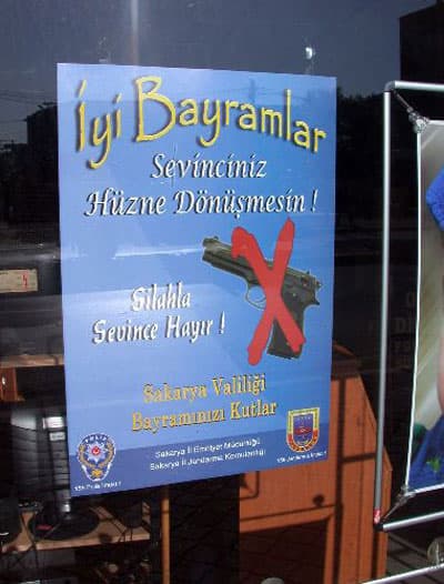 'Silahlı Sevince Hayır' Kampanyası Etkili Oldu