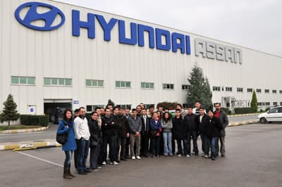 Hyundai Kapılarını SAÜ'lü Öğrencilere Açtı