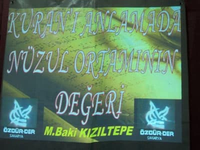 Özgür-Der Sakarya Şubesi&#8217;nin Seminerleri Sürüyor