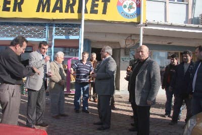 İnci, Yeşilyurt Esnafının Sorunlarını Dinledi