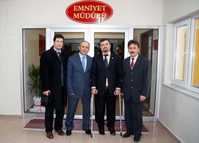 Akyazı Sakatlar Şubesi Emniyet Müdürünü Ziyaret Etti