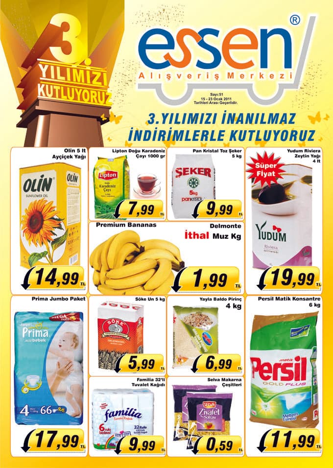 Essen AVM, 3. yıldönümünü indirimlerle kutlayacak