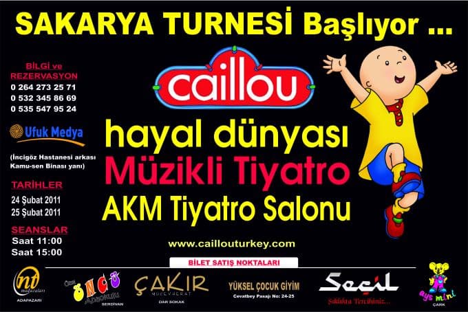 Sakaryalı "Caillou"yu çok sevdi