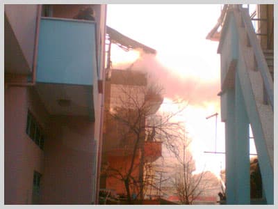 Yağcılar'da Korkutan Yangın