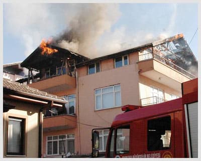 Yağcılar'da Korkutan Yangın