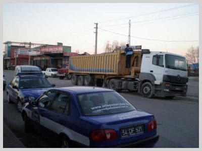 Polisten Hafriyat Taşımacılığına Denetim 