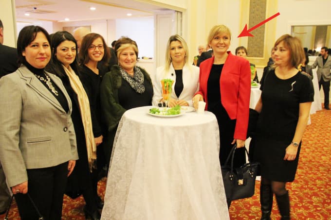 Elmas Otel'in açılışından bir kare 

