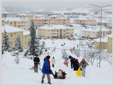 Adapazarı'ndan Kar Manzaraları