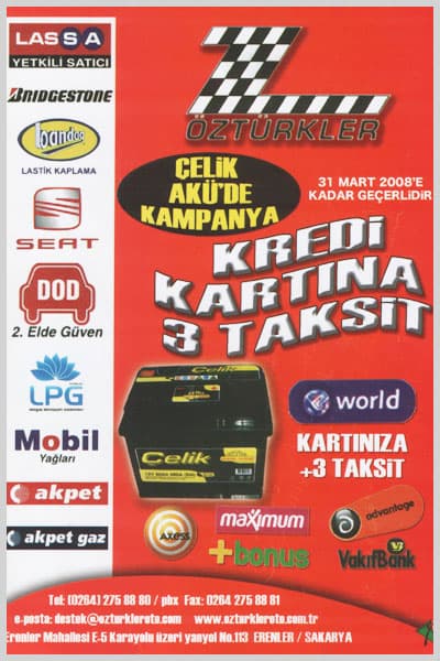 Çelik Akü'de Kampanya