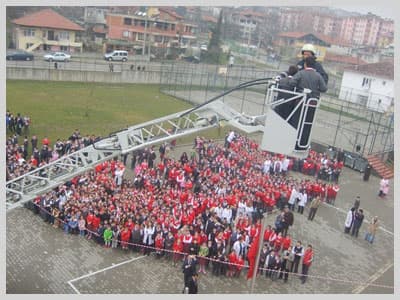 Yangın Tatbikatı Gerçeğini Aratmadı