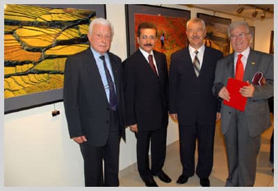 İbrahim Zaman Sergi Açtı
