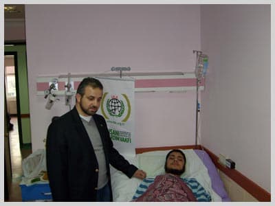 İYDER'den Yaralı Filistinlilere Ziyaret