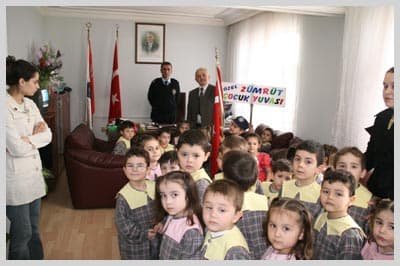 Anaokulu Öğrencilerinden Ziyaret