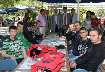 Makedon Öğrencilerin Başkan Duran Ziyareti