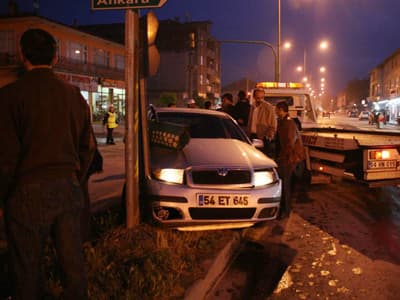 Akyazı'da Trafik Kazası